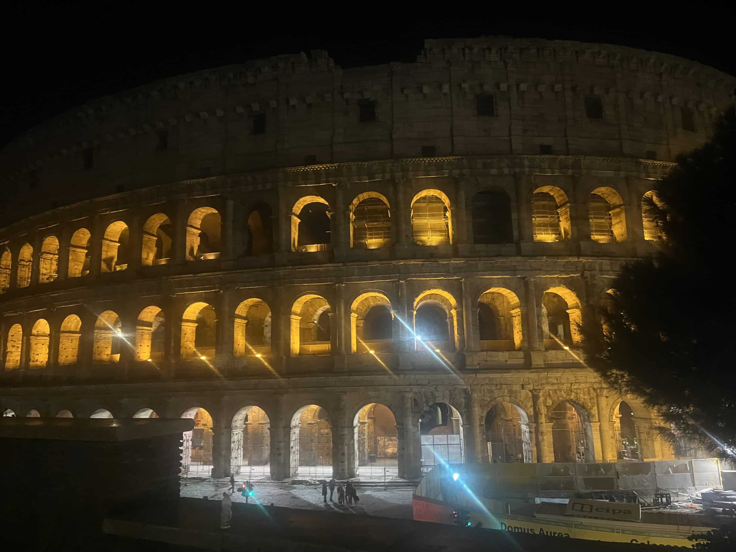 colosseum rome night tours