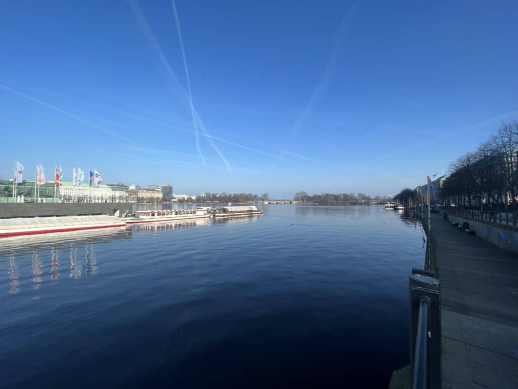A picture of the Alster Lake.