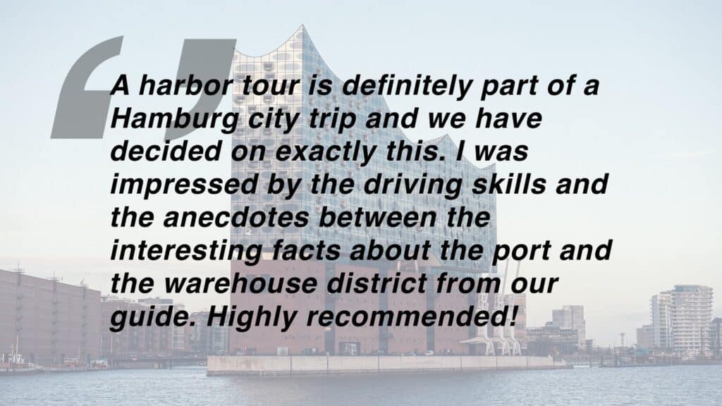 hamburg harbour boat tour
