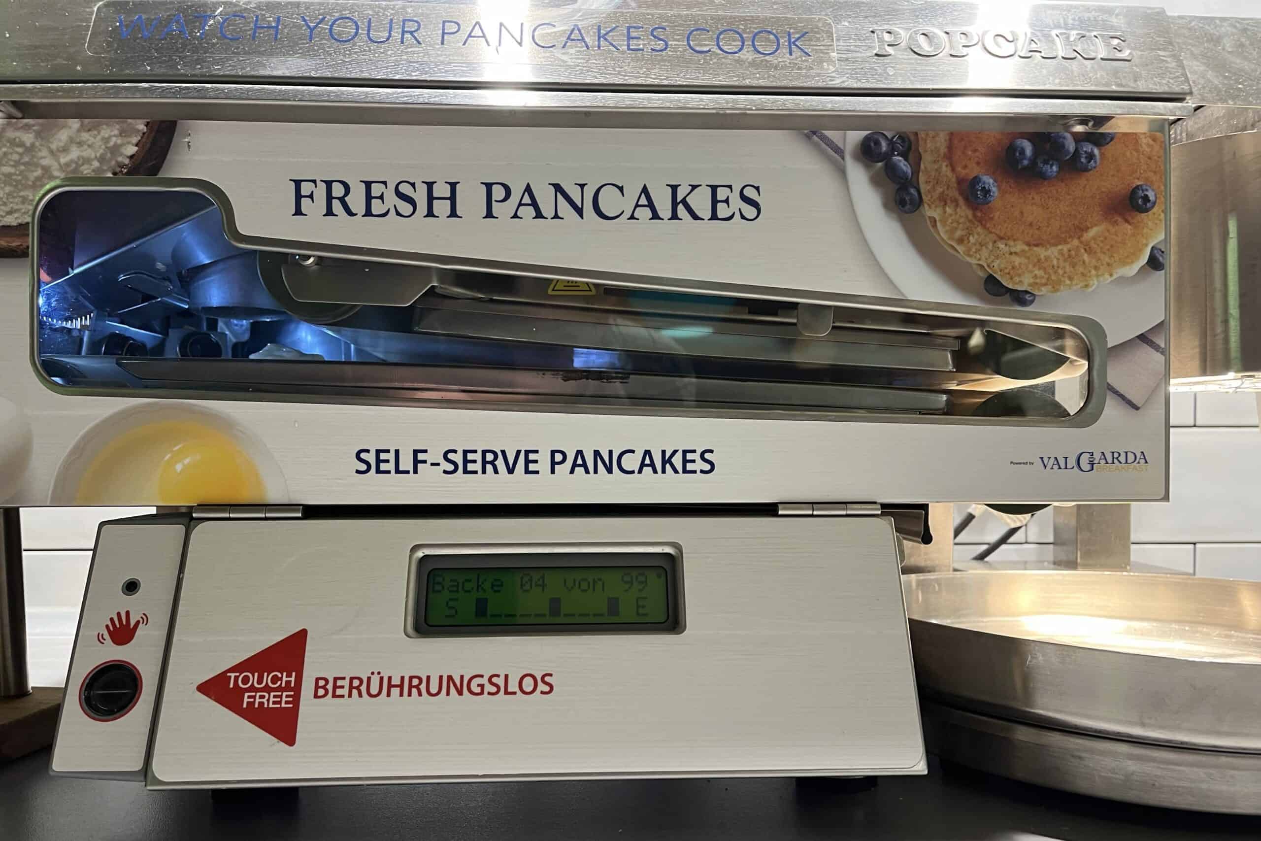 A self-service pancake machine.