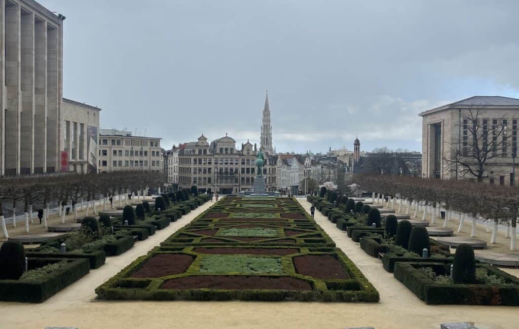 A picture of Mont des Arts.
